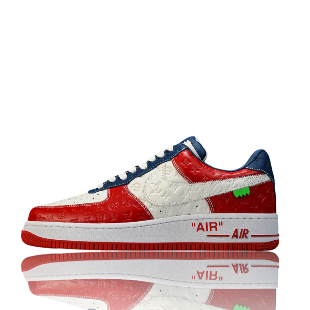 Louis Vuittоп x AF1 By Virgil Abloh 'White Red Blue'