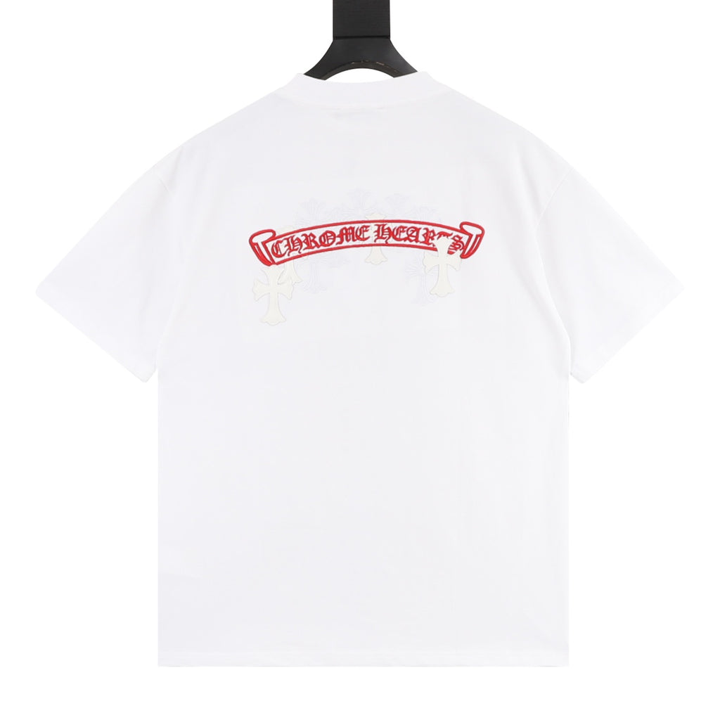 Chrome Hearts Cross-Pattern Embroidered T-Shirt