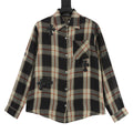 Chrome Hearts Checkered Long-Sleeve Shirt