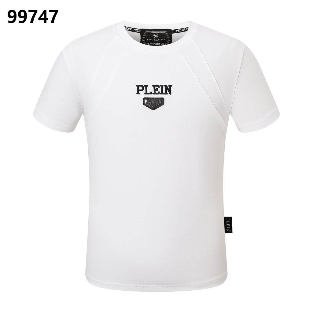 PHILIPP PLEIN Round Neck T-Shirt Teddy Strass Teddy Bear