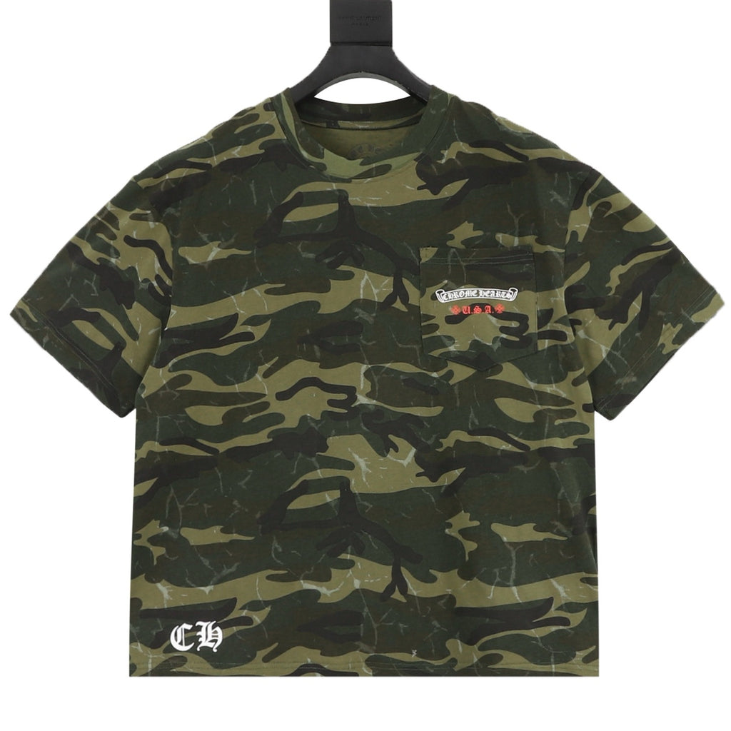 Chrome Hearts Camouflage-Printed T-Shirt