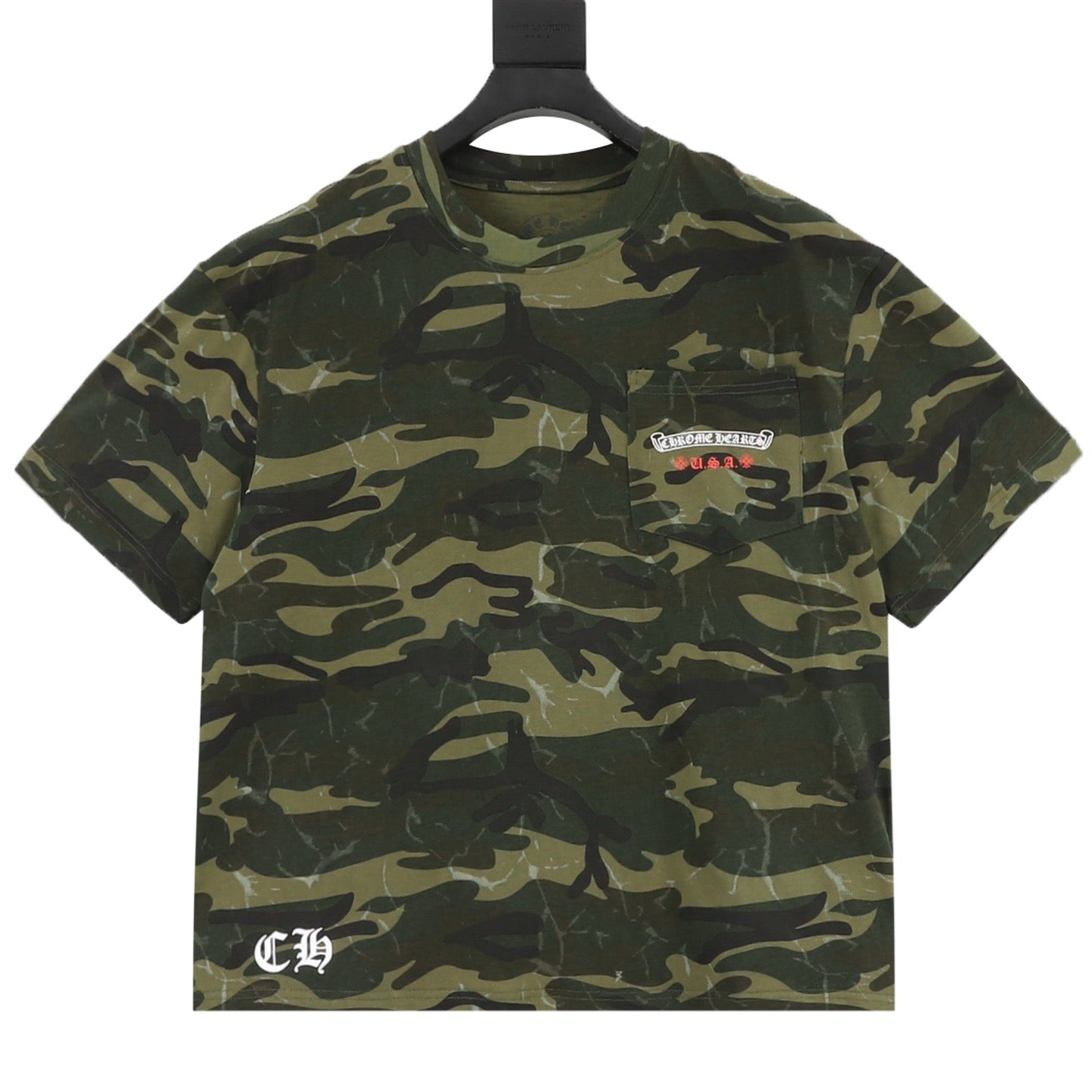 Chrome Hearts Camouflage-Printed T-Shirt