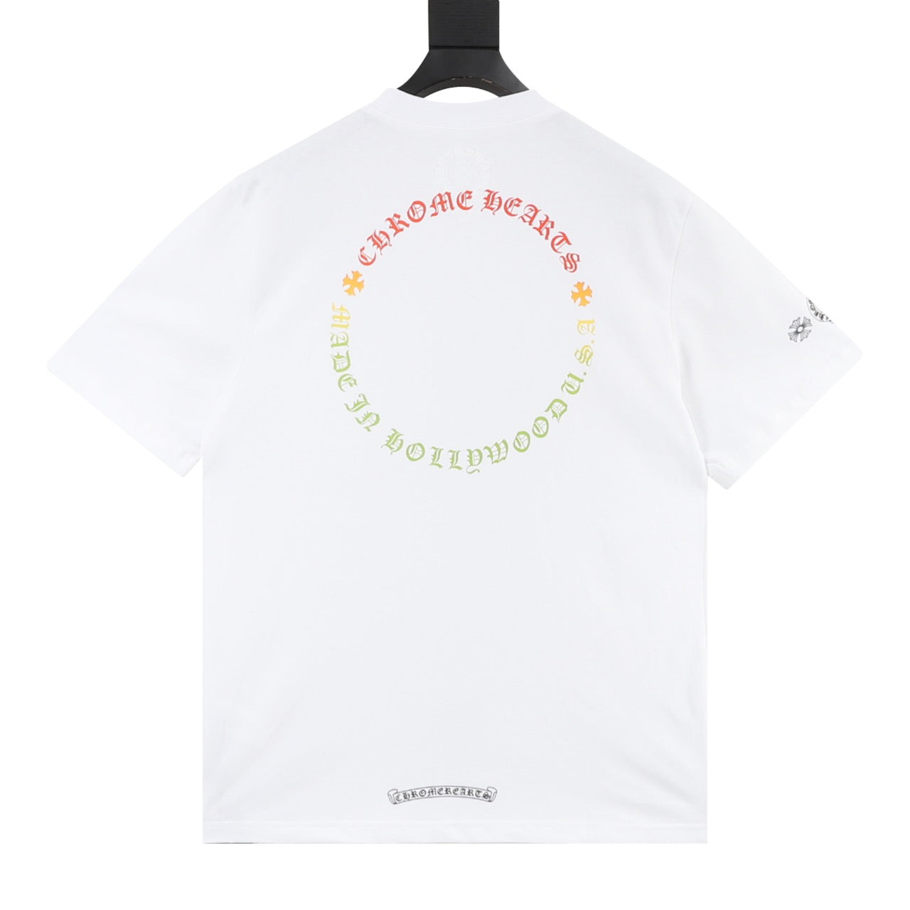 Chrome Hearts Colorful Cross Print T-Shirt
