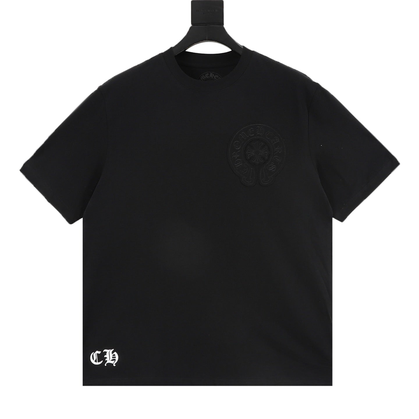 Chrome Hearts Front and Back Embroidered Crewneck T-Shirt