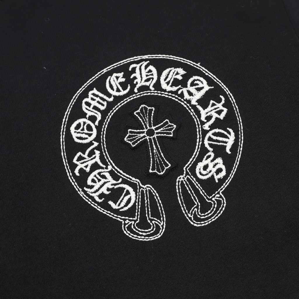 Chrome Hearts Sanskrit Cross Round-Neck T-Shirt