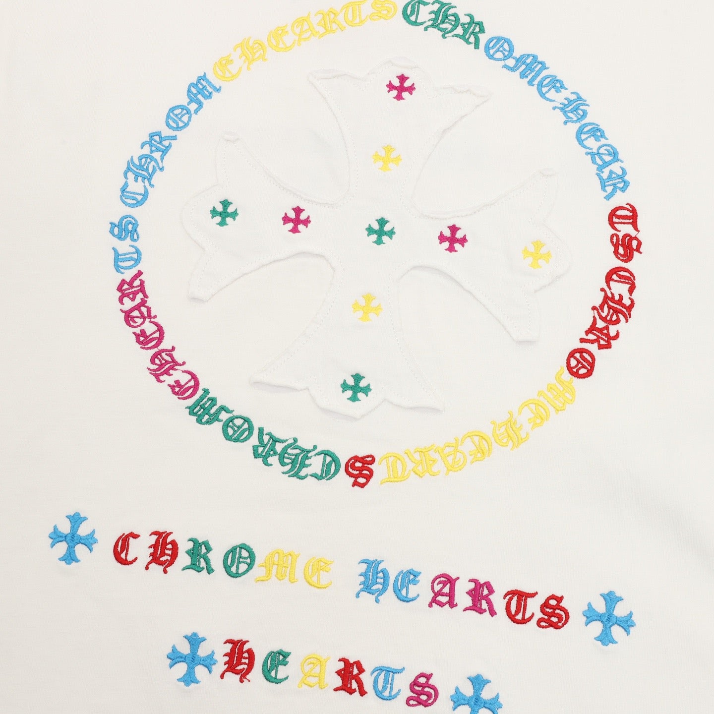 Chrome Hearts Colored logo T-shirts