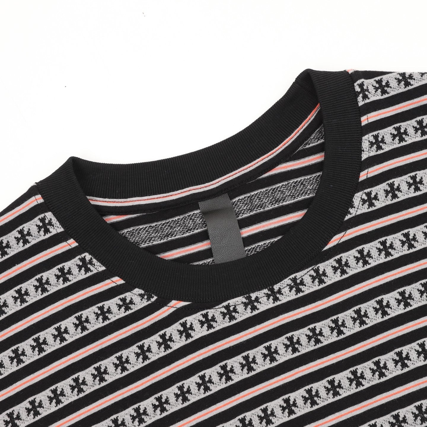 Chrome Hearts Cross-Striped T-Shirt