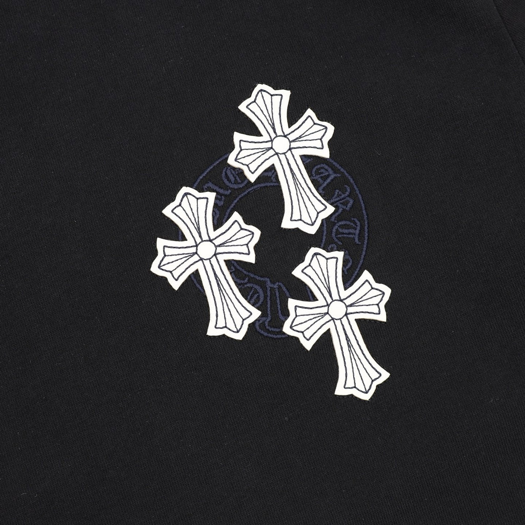 Chrome Hearts Sanskrit Cross Round-Neck T-Shirt