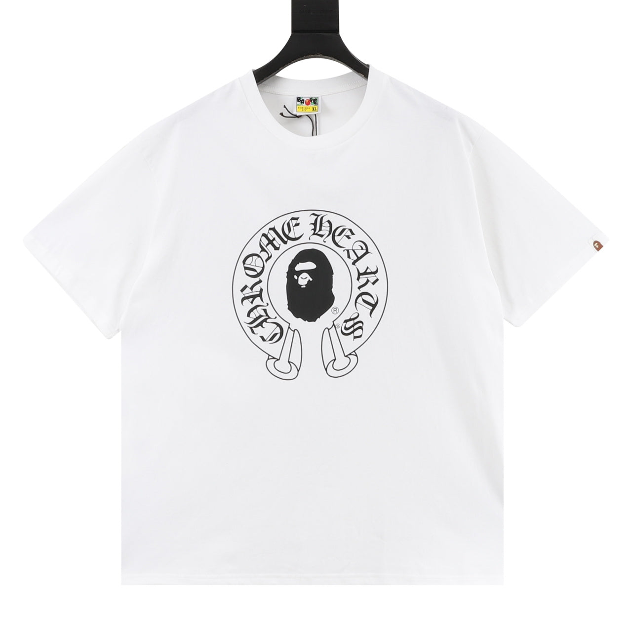 BAPE X Chrome Classic Letter Print T-Shirt