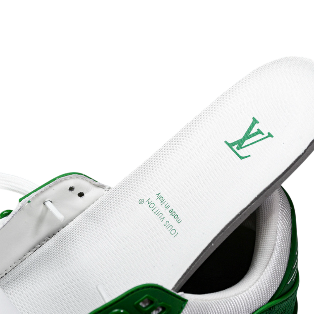 Louis Vuittоп Trainer Low 'Monogram Denim White Green'