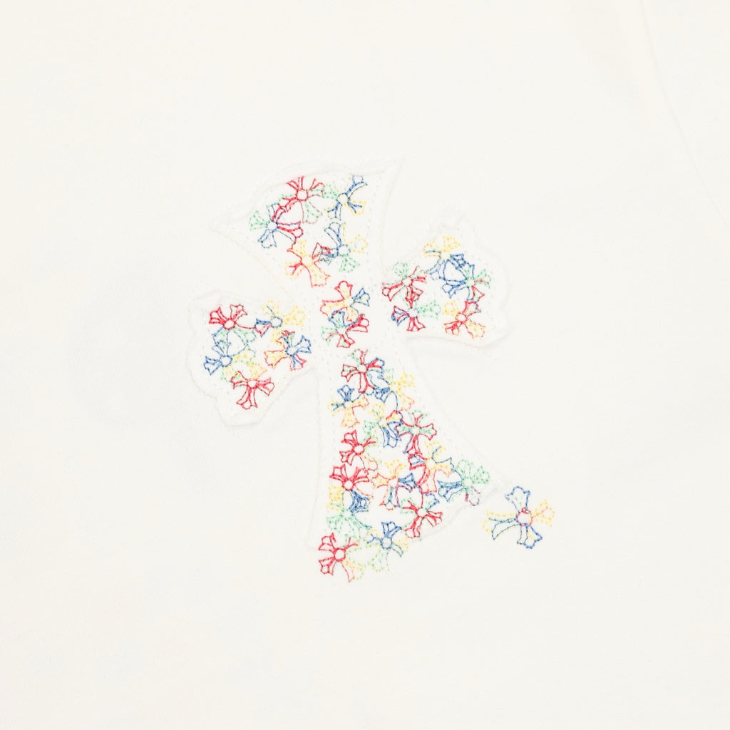 Chrome Hearts Colorful Cross-Stitch T-Shirt