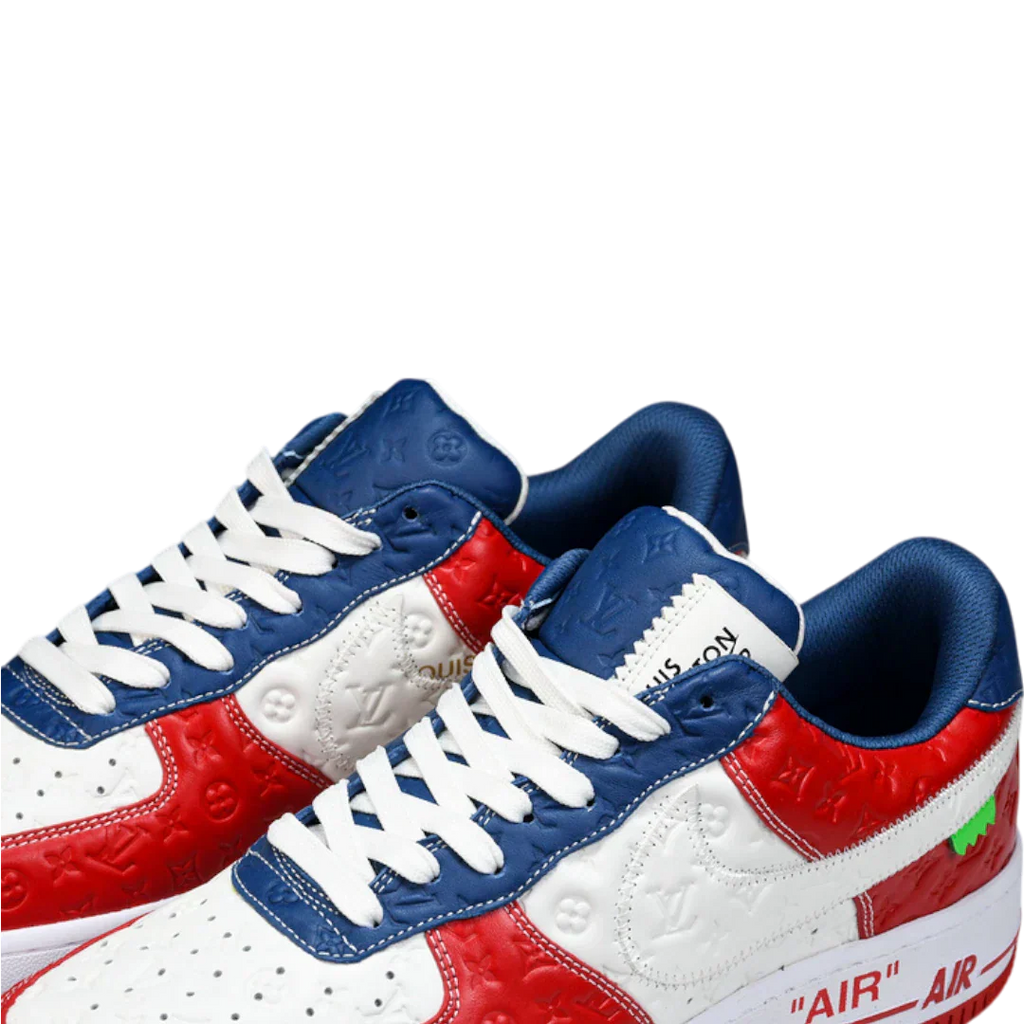 Louis Vuittоп x AF1 By Virgil Abloh 'White Red Blue'
