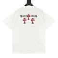 Chrome Hearts Black and Red Cross T-shirt