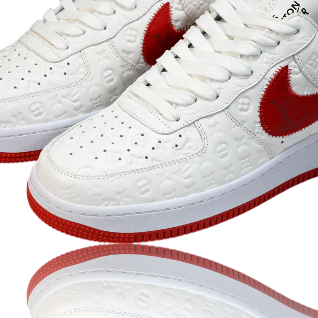 Louis Vuittоп x AF1 By Virgil Abloh 'White Red'