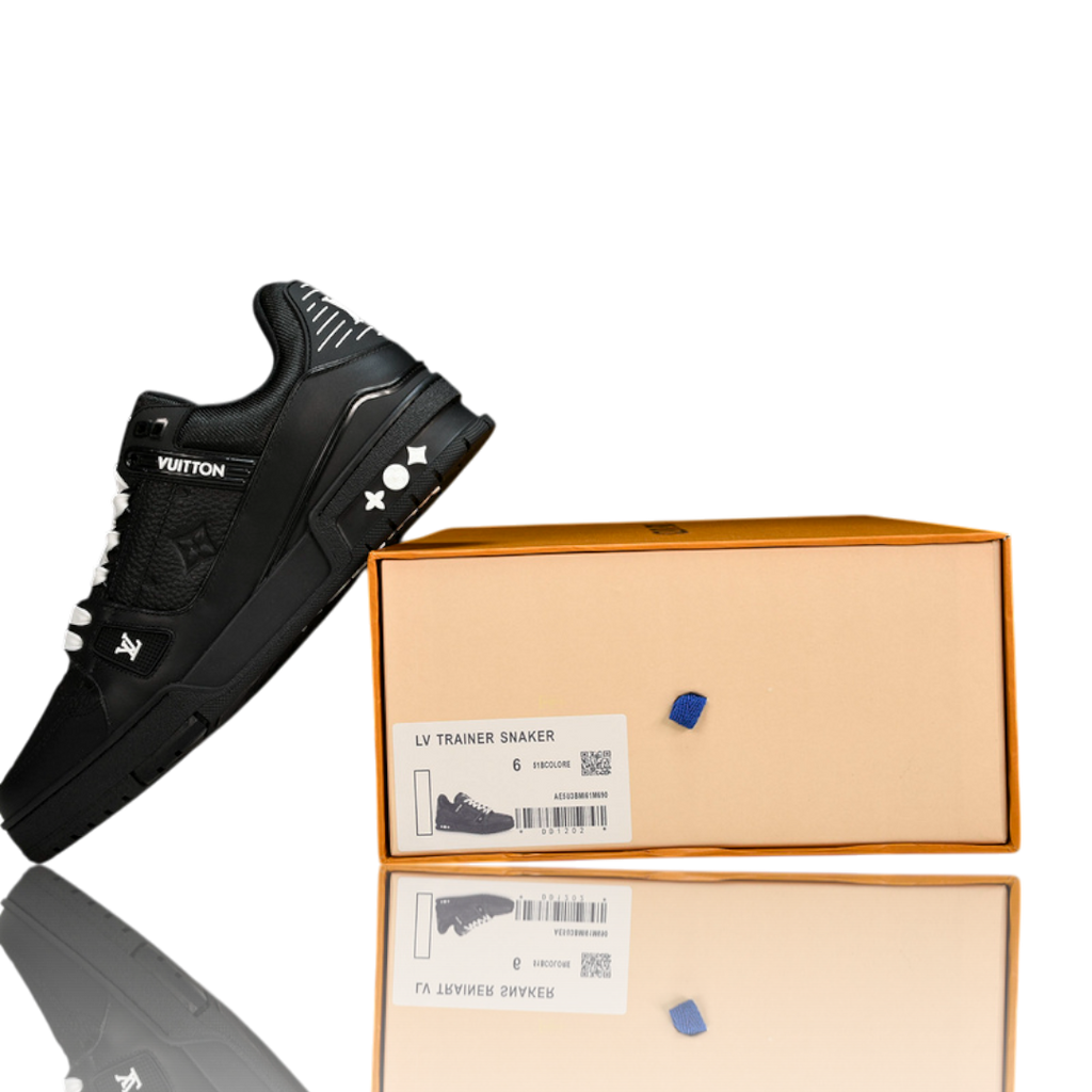 Louis Vuittоп Trainer Low 'Monogram Black Embossed'
