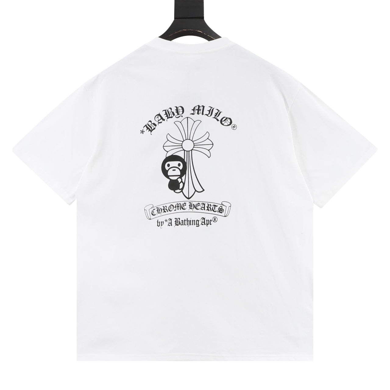 BAPE X Chrome Classic Letter Print T-Shirt