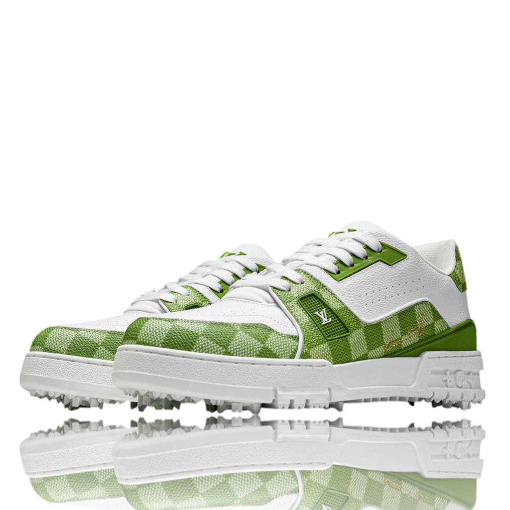 Louis Vuittоп Trainer Golf Shoes Low By Tyler, The Creator 'Green Damier'