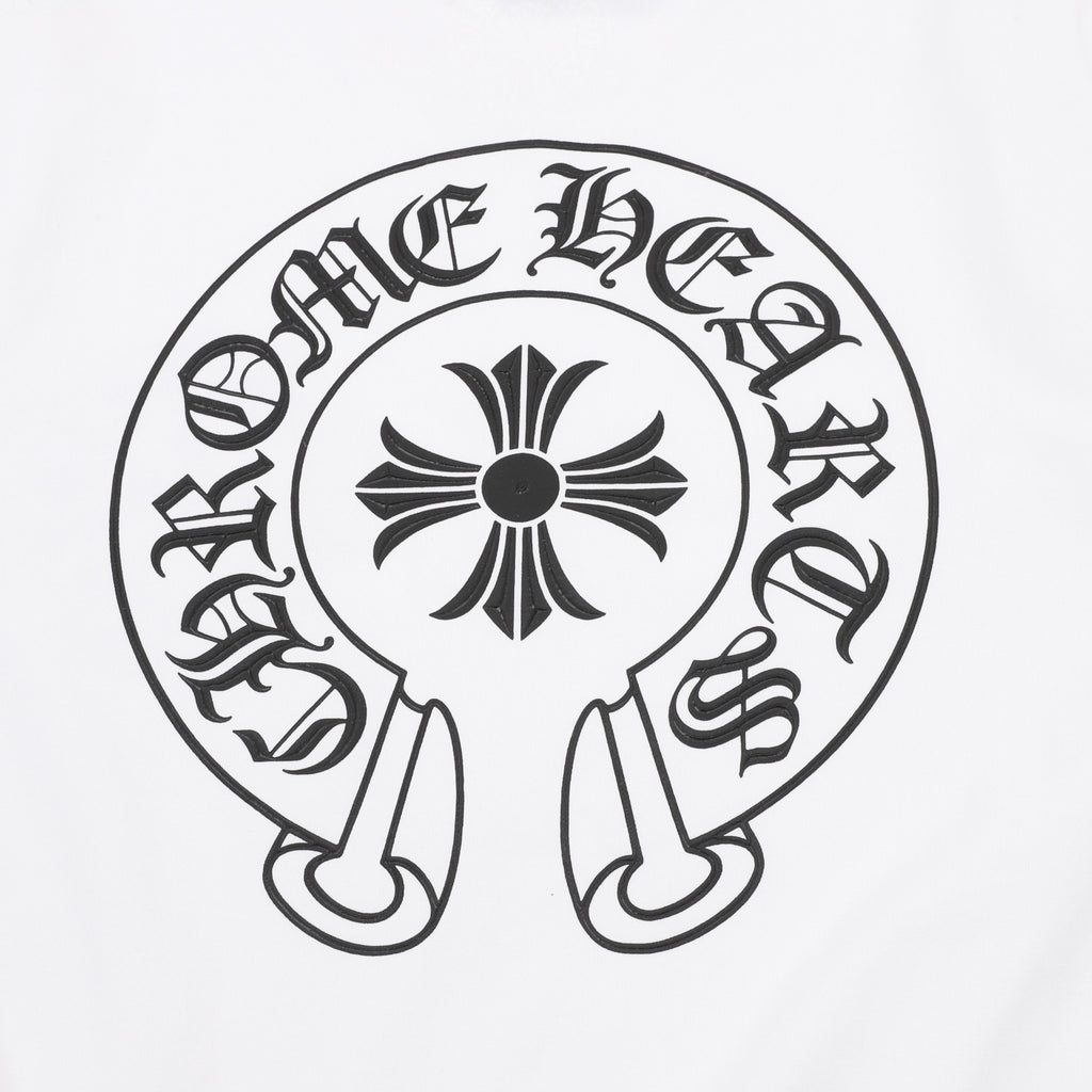 Chrome Hearts Horseshoe Cross Print T-Shirt