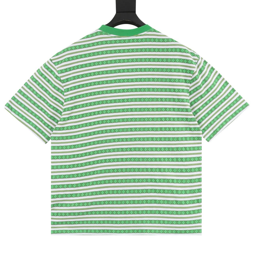 Chrome Hearts Cross-Striped T-Shirt
