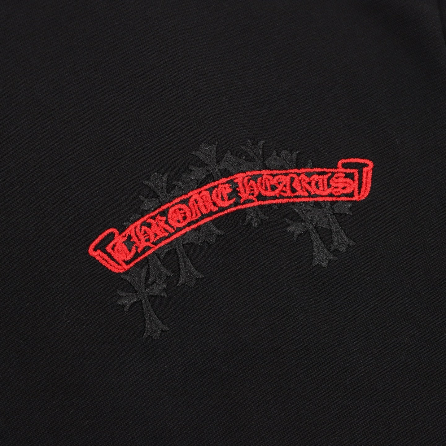 Chrome Hearts Cross-Pattern Embroidered T-Shirt