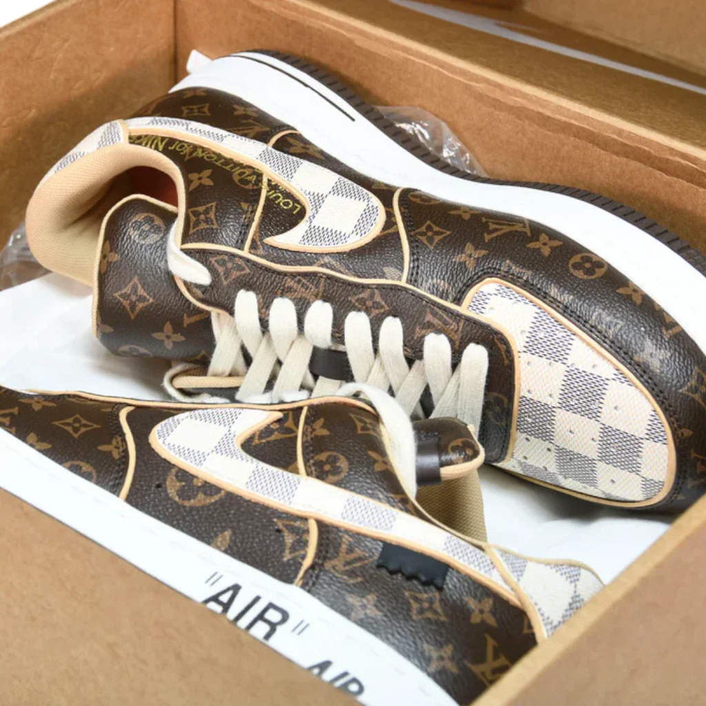 Louis Vuittоп x AF1 By Virgil Abloh ‘Monogram Brown'