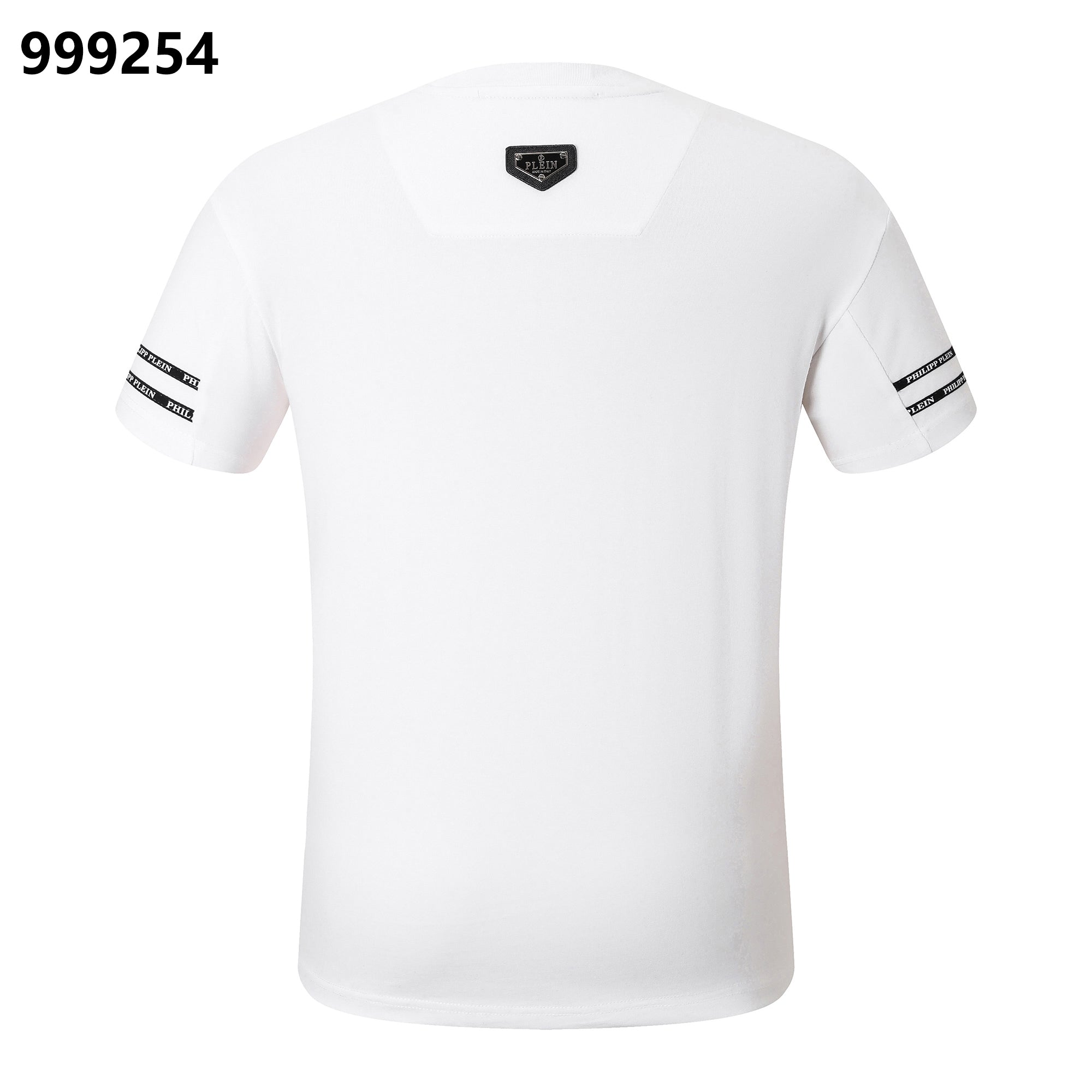PHILIPP PLEIN Round-Neck T-Shirt with a Flaming Eagle Design