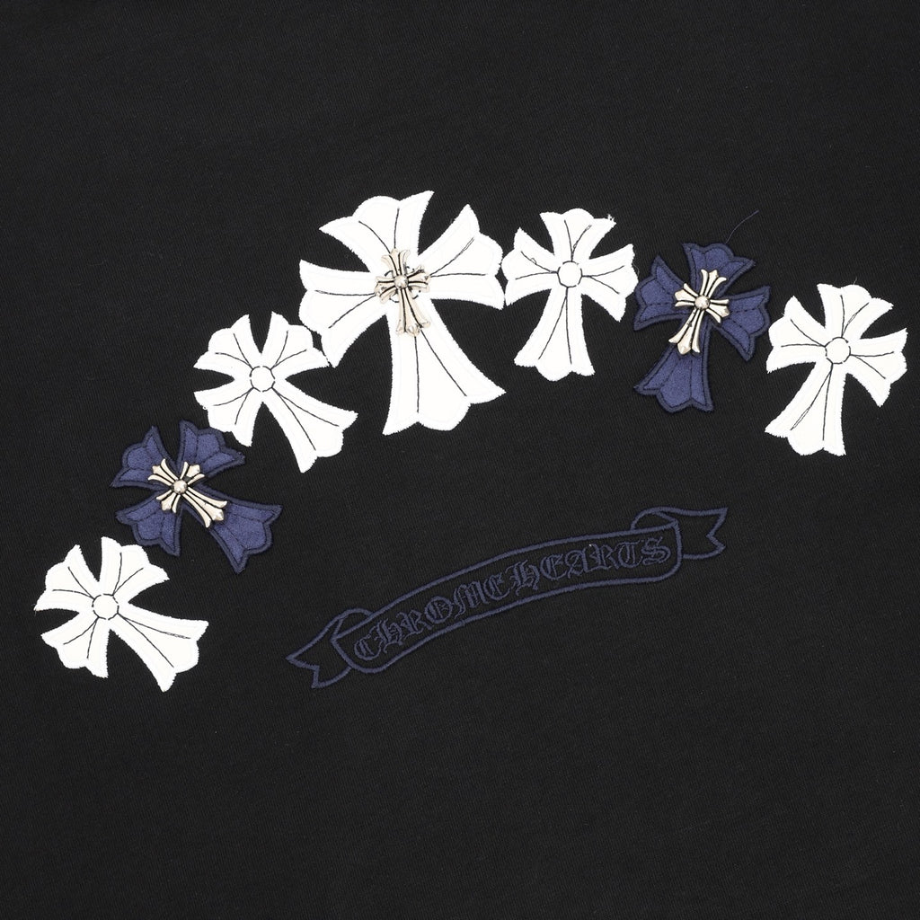 Chrome Hearts Sanskrit Cross Round-Neck T-Shirt
