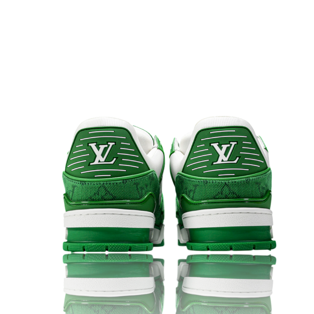 Louis Vuittоп Trainer Low 'Monogram Denim White Green'