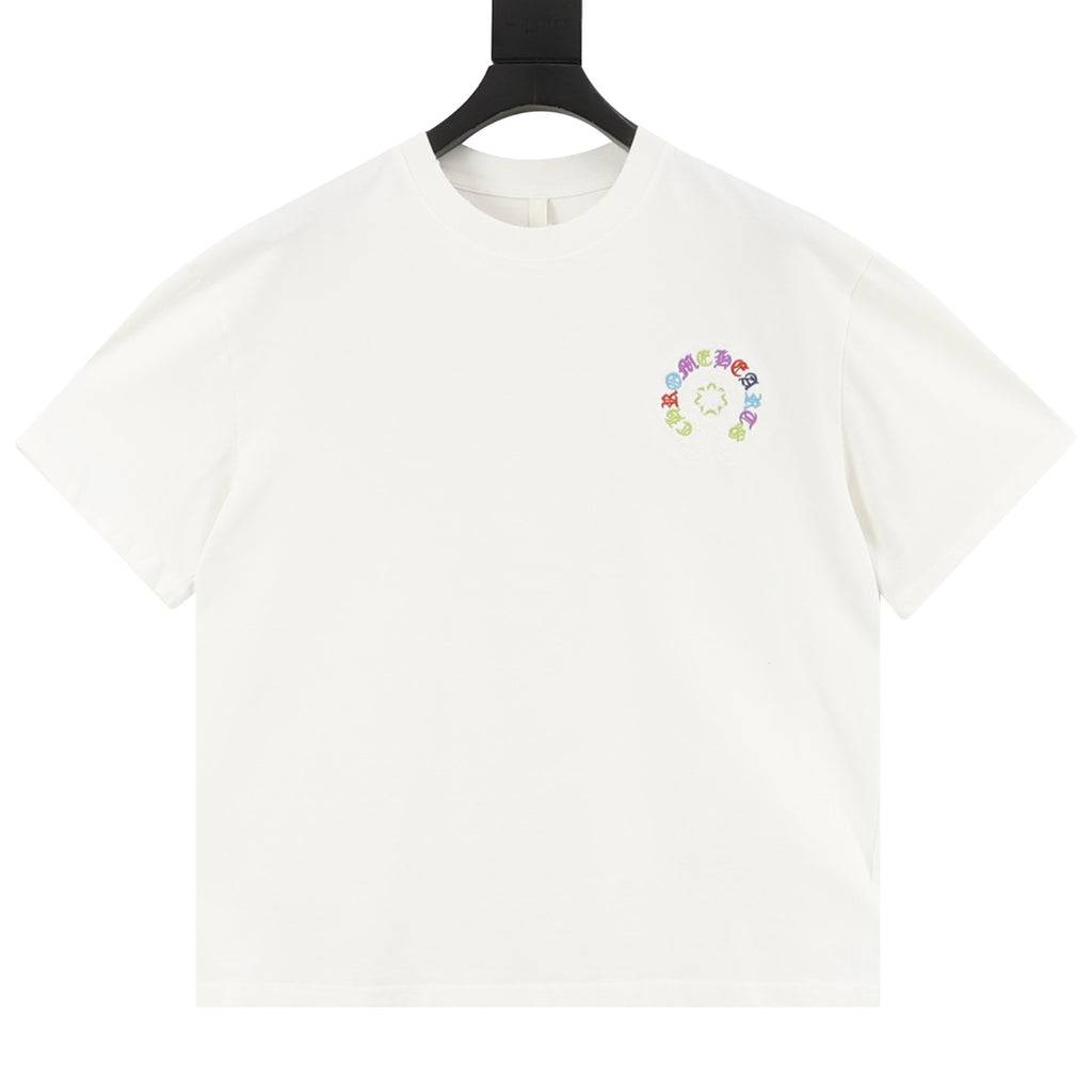 Chrome Hearts Colorful Horseshoe Appliqué T-Shirt