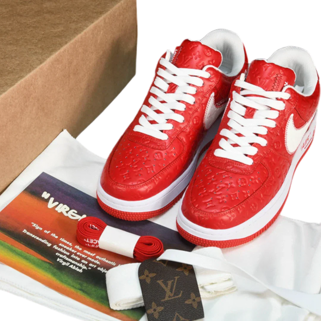 Louis Vuittоп x AF1 By Virgil Abloh 'White Red'