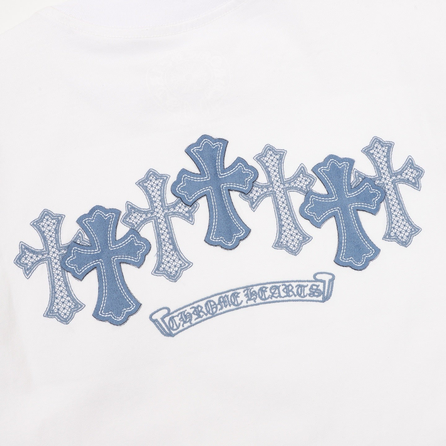 Chrome Hearts Sanskrit Cross Print T-Shirt