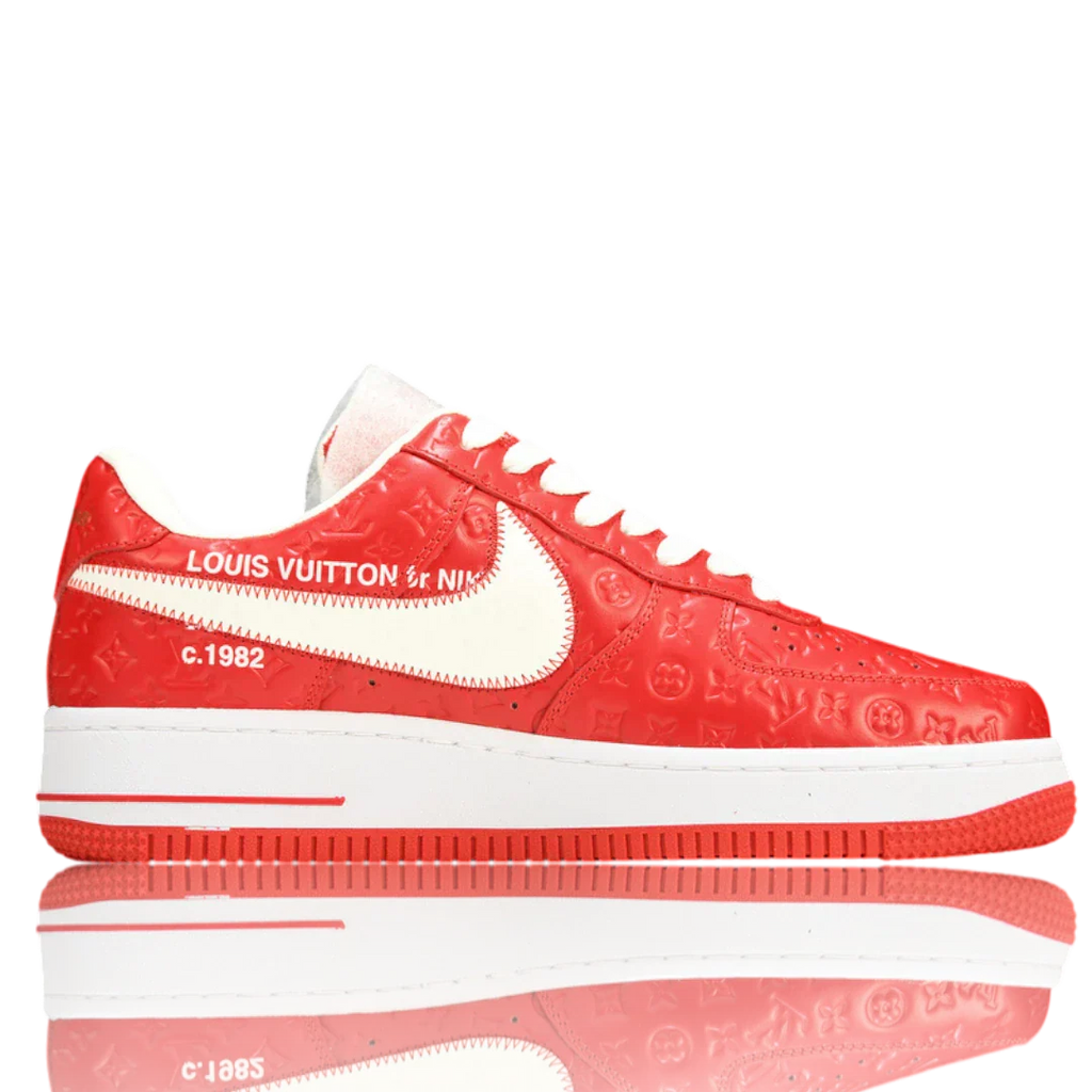 Louis Vuittоп x AF1 By Virgil Abloh 'White Red'