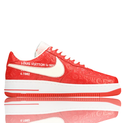 Louis Vuittоп x AF1 By Virgil Abloh 'White Red'