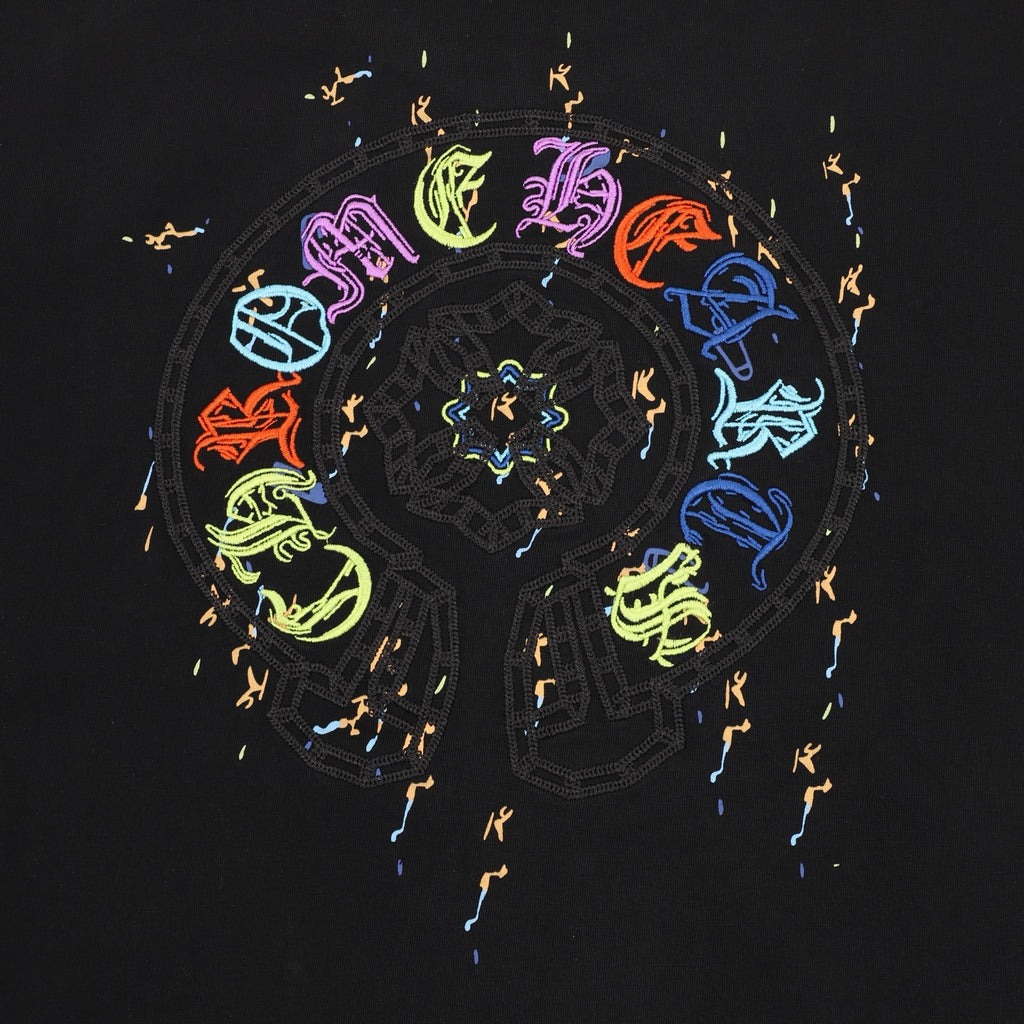 Chrome Hearts Colorful Horseshoe Appliqué T-Shirt