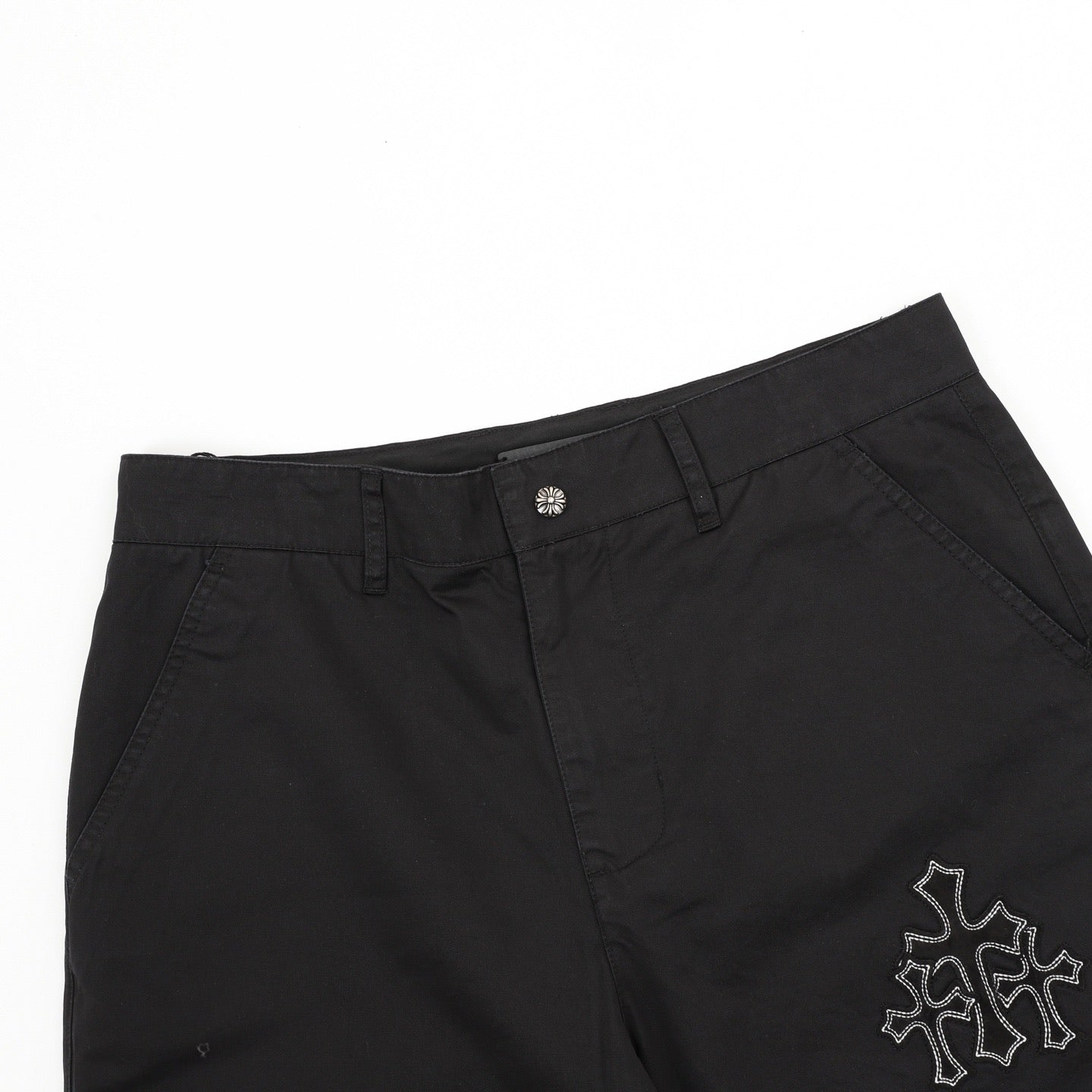 Chrome Hearts Cross-Pattern Embroidered Shorts