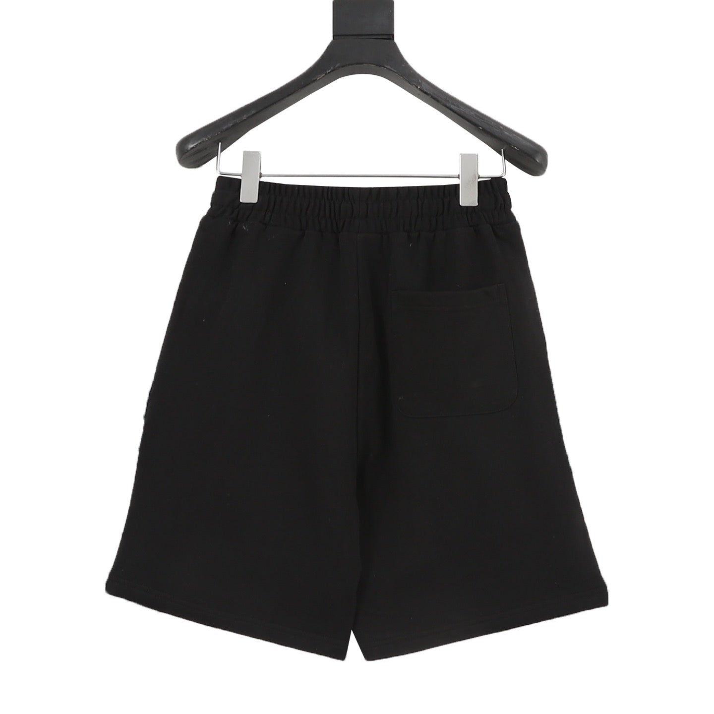 Chrome Hearts Black Shorts with 3D-Printed Embroidered Patches