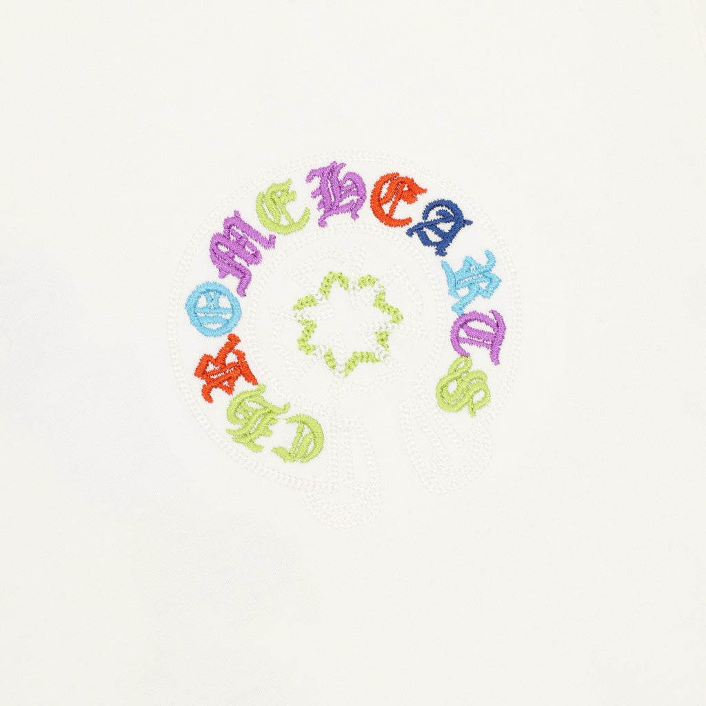 Chrome Hearts Colorful Horseshoe Appliqué T-Shirt