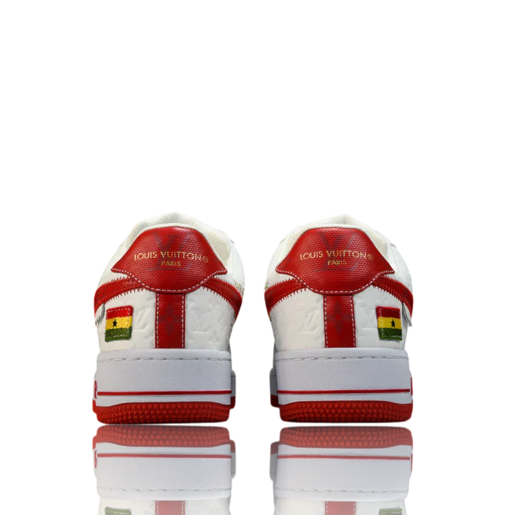 Louis Vuittоп x AF1 By Virgil Abloh 'White Red'