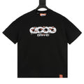 GOODBRAND Year of the Horse Flocked Embroidered Horse Racing Short-Sleeve T-Shirt