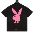 GOODBRAND 26SS Playboy Collaboration Foamed Print Short-Sleeve T-Shirt