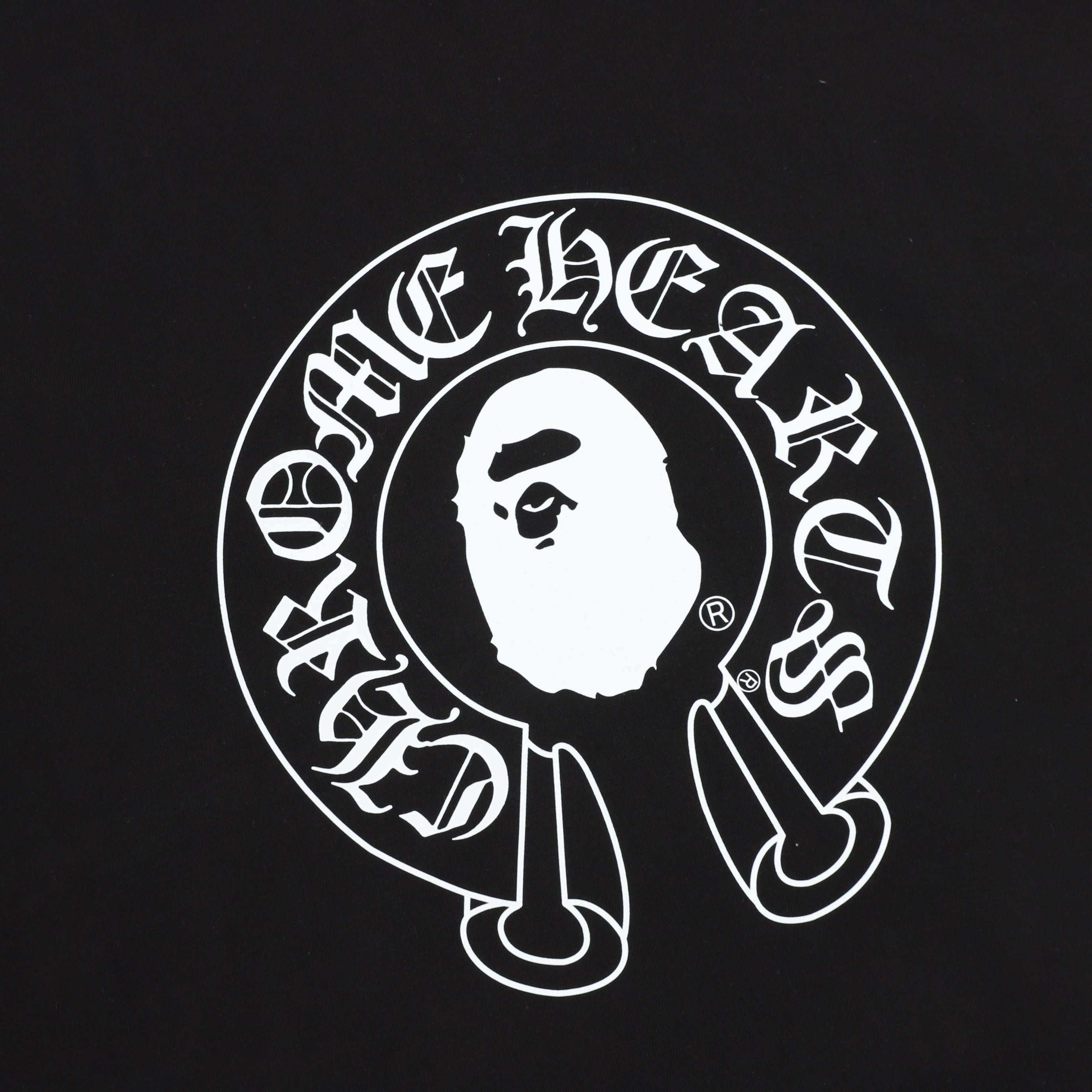 BAPE X Chrome Classic Letter Print T-Shirt