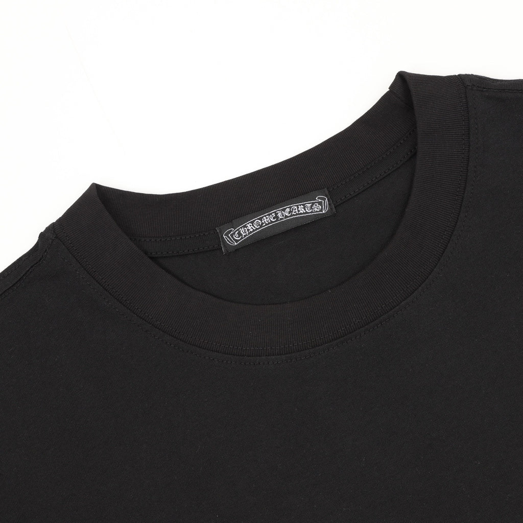 Camiseta Chrome Hearts Horse Hoof con tinta salpicada
