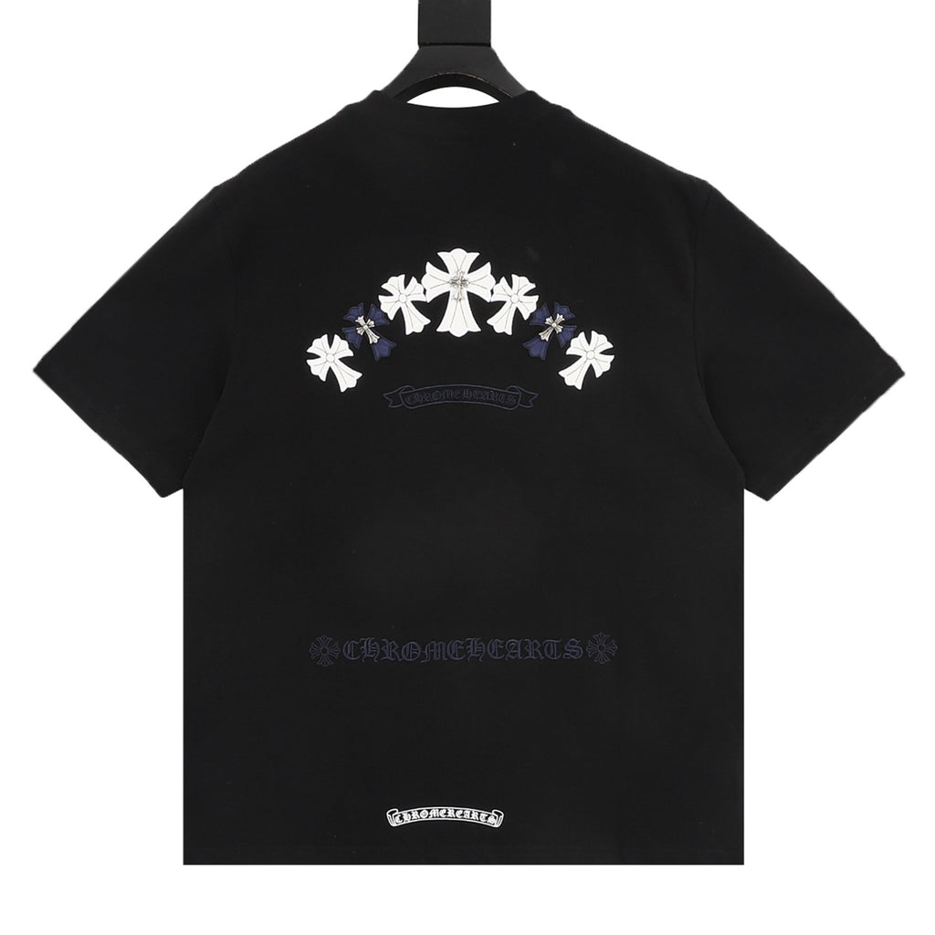 Chrome Hearts Sanskrit Cross Round-Neck T-Shirt