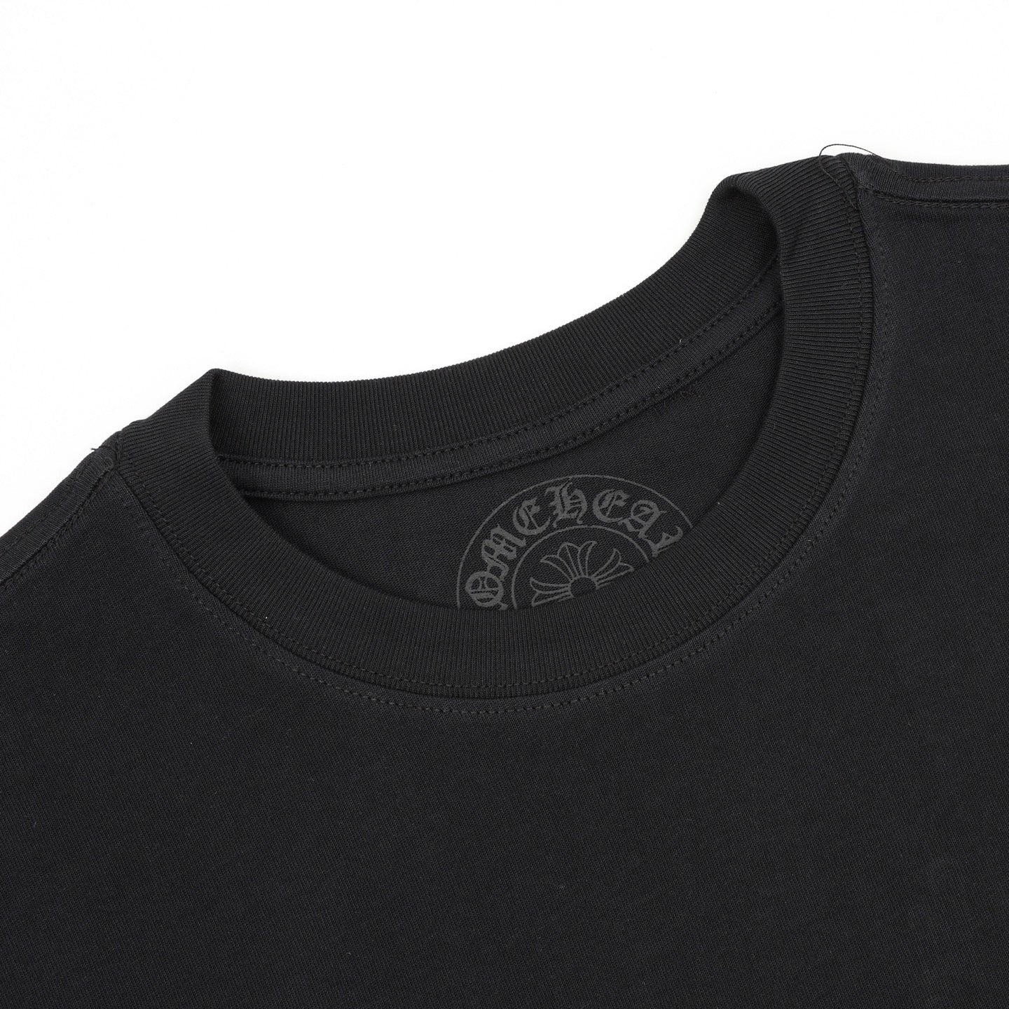 Chrome Hearts Front and Back Embroidered Crewneck T-Shirt