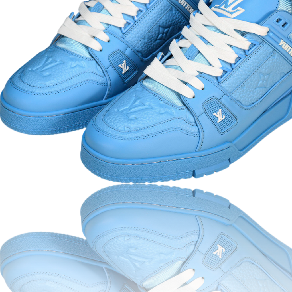 Louis Vuittоп Trainer Low 'Monogram Blue Embossed'