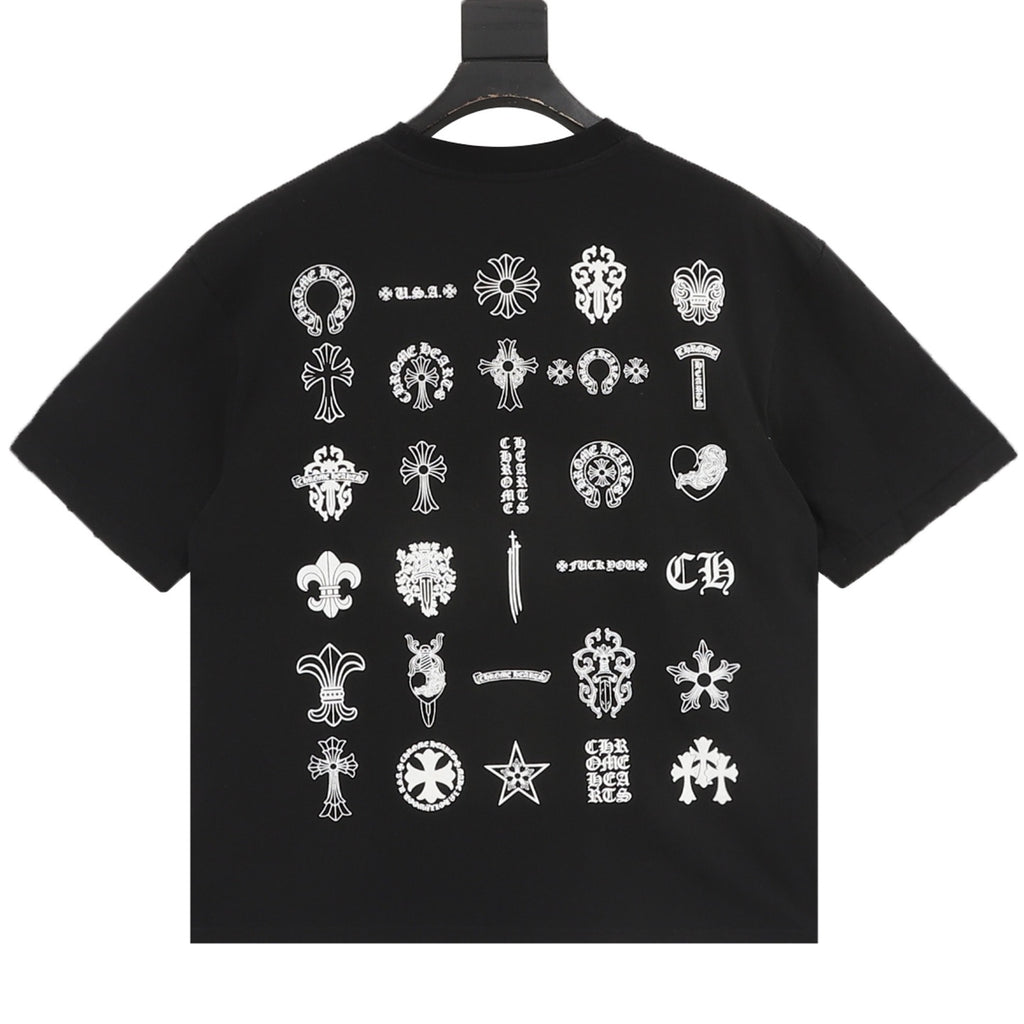 Chrome Hearts Multi-color printed T-shirt