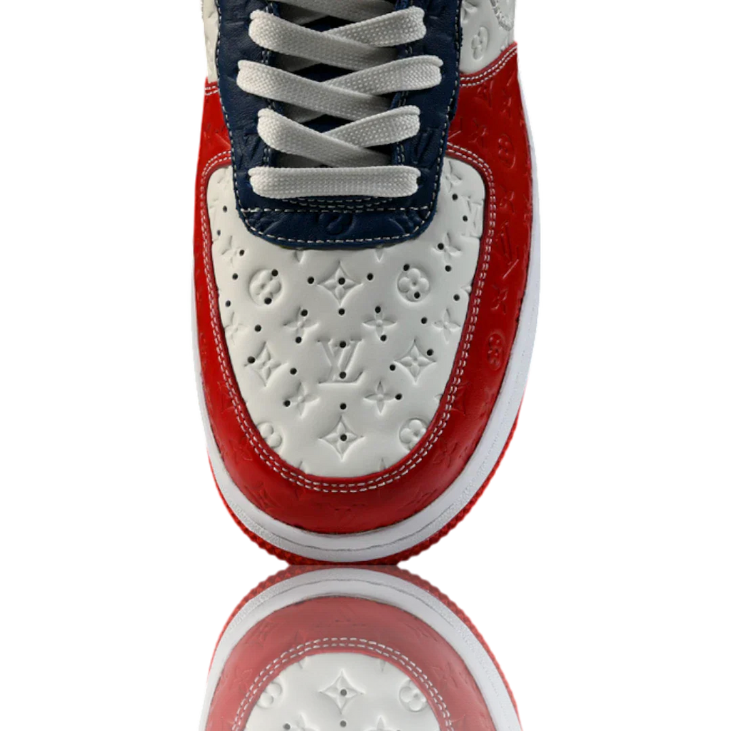 Louis Vuittоп x AF1 By Virgil Abloh 'White Red Blue'