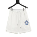 Pantalones cortos bordados con patrón de cruz Chrome Hearts