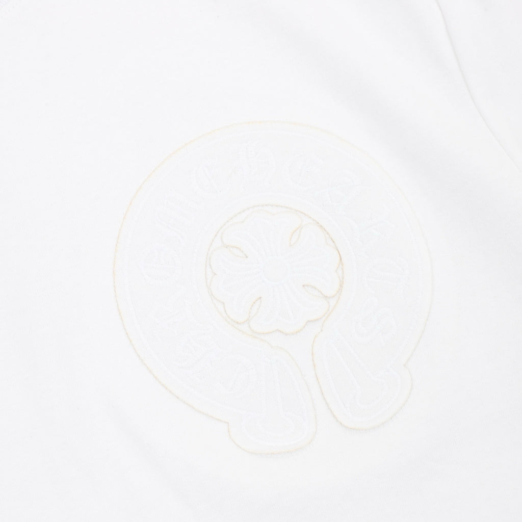 Chrome Hearts Front and Back Embroidered Crewneck T-Shirt