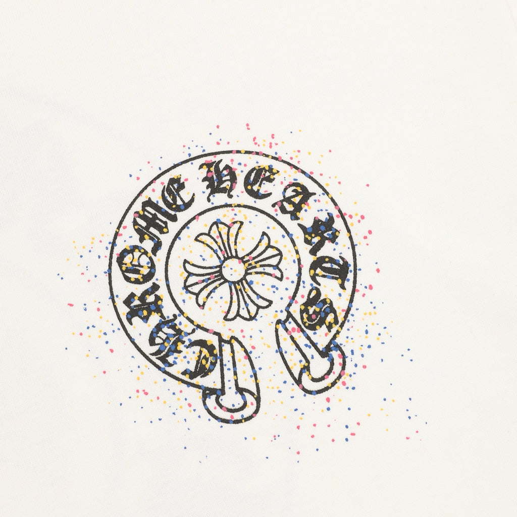 Chrome Hearts Splashed Ink Horse Hoof T-shirt